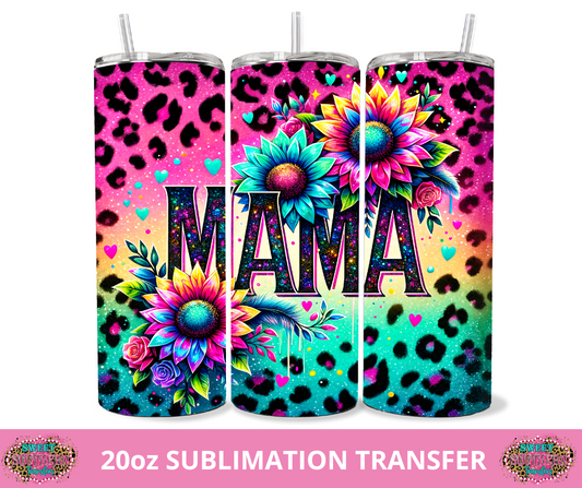 SUBLIMATION TRANSFER - COLORFUL SUNFLOWER MAMA