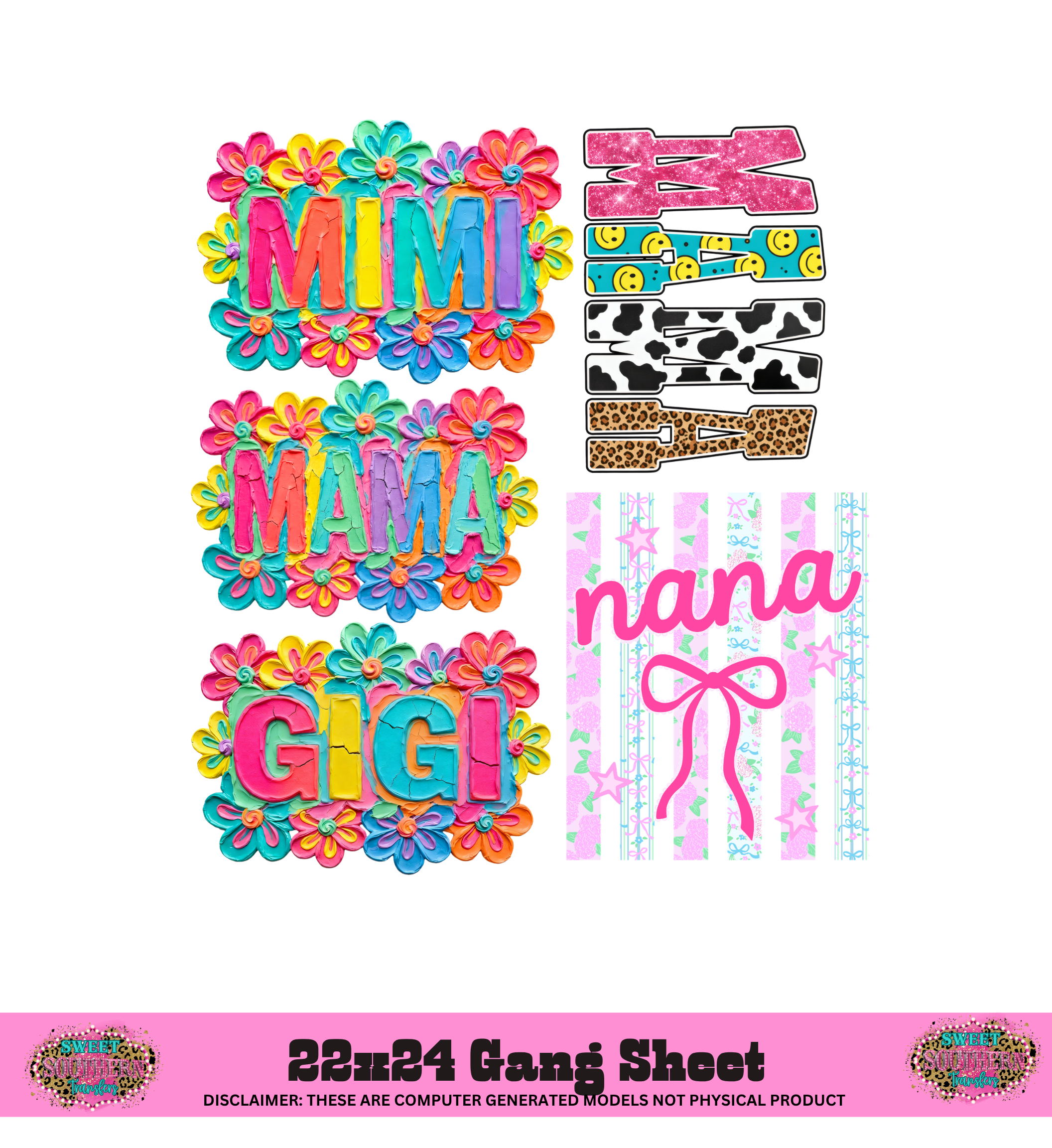 NANA - COLLECTION GANG SHEET