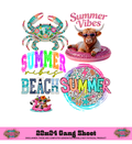 SUMMER CRAB -  COLLECTION GANG SHEET