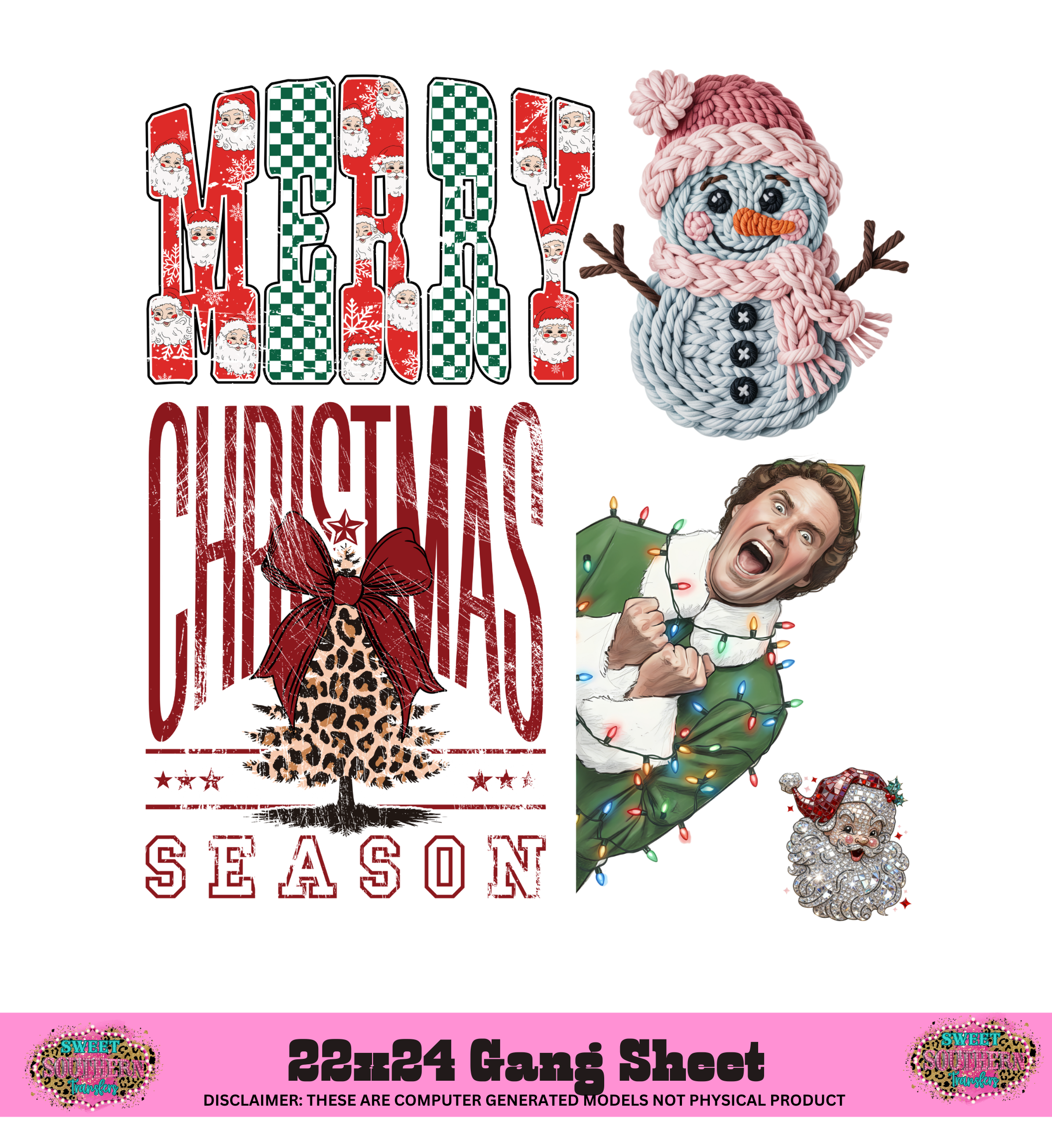 CHRISTMAS - COLLECTION GANG SHEET
