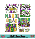 MARDI GRAS GANG SHEET