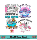 FUNNY/SARCASTIC 2 DESIGNS GANG SHEET