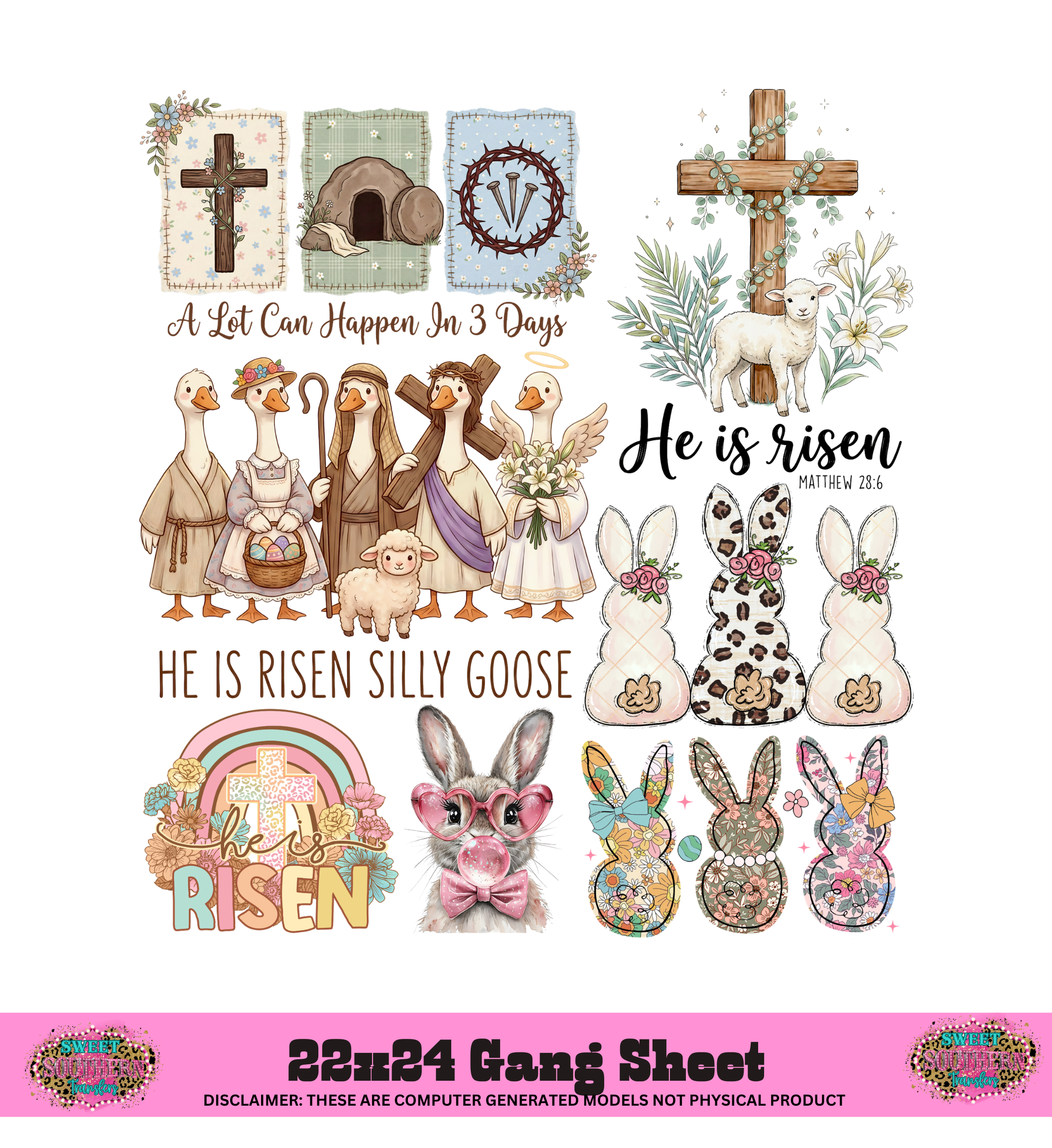 EASTER COLLECTION GANG SHEET