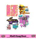 90S AND 80S COLLECTION GANG SHEET