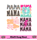 MAMA TIGER COLLECTION GANG SHEET