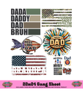 DAD COLLECTION GANG SHEET