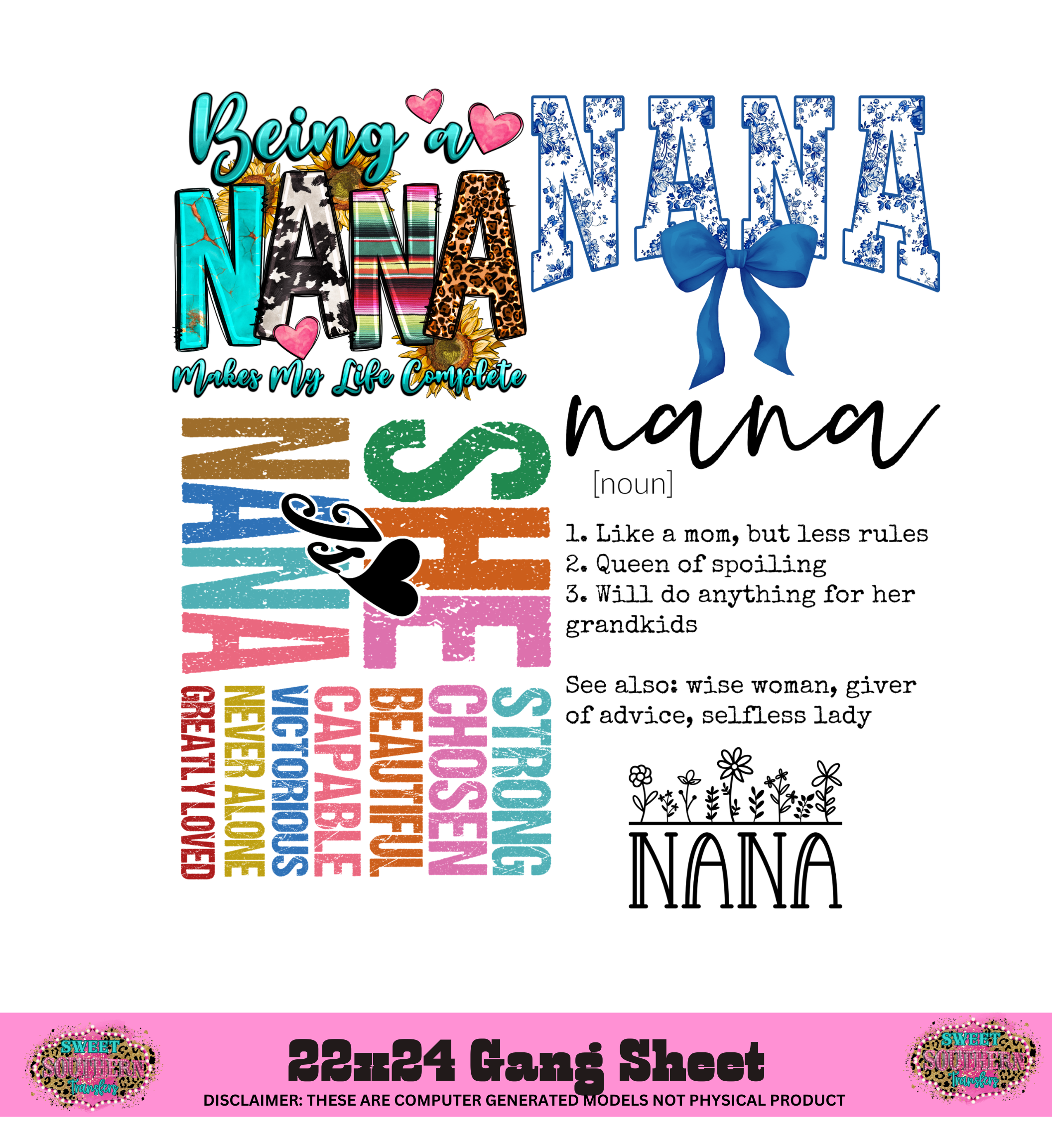 NANA - COLLECTION GANG SHEET