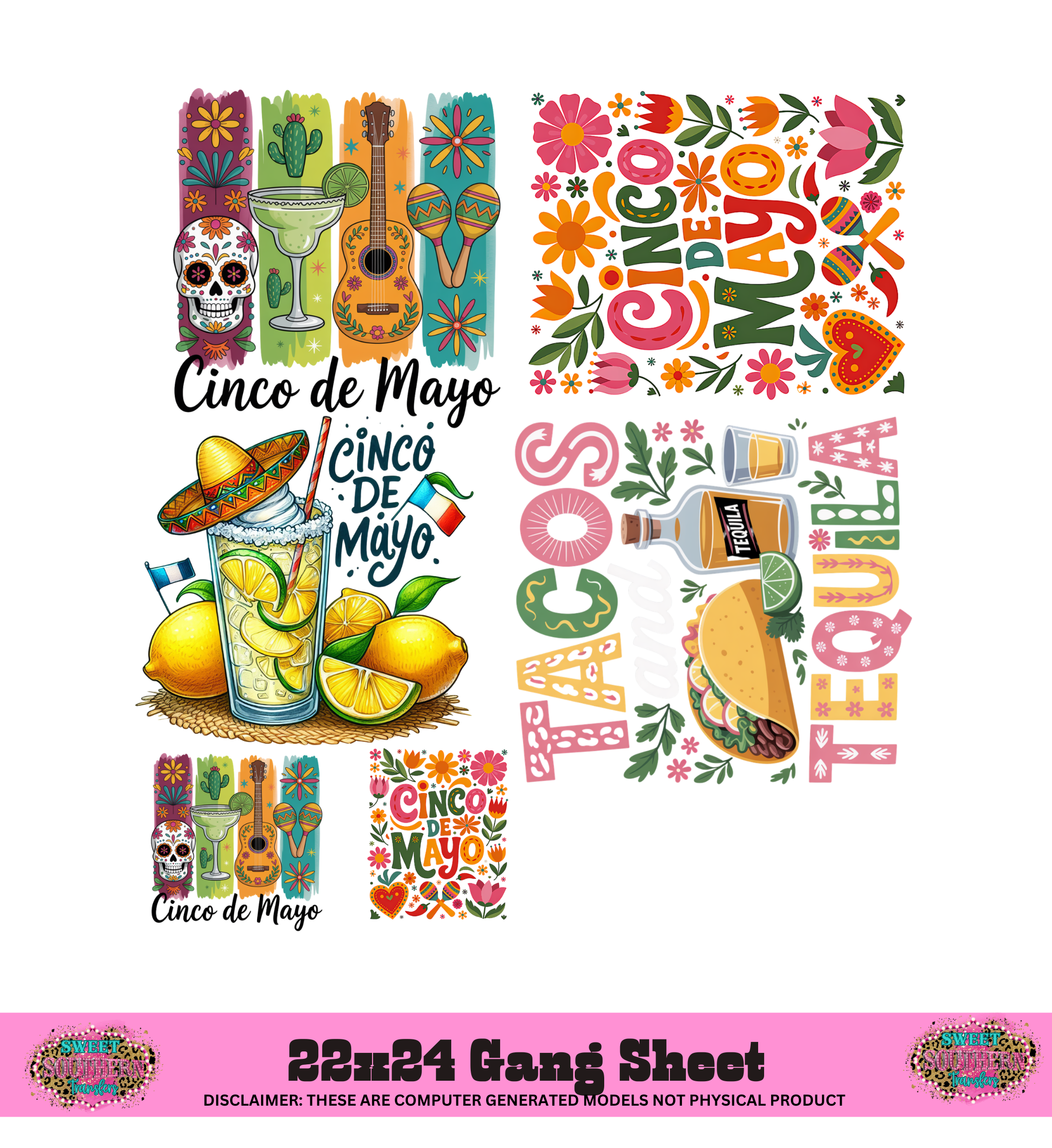 CINCO - COLLECTION GANG SHEET