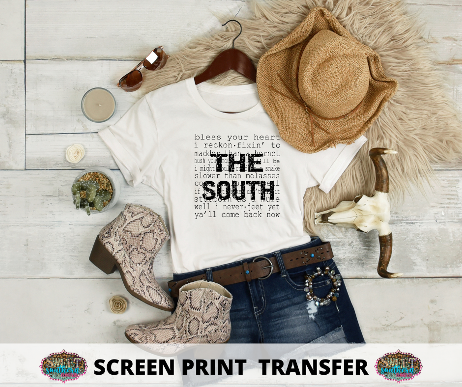 SCREEN PRINT TRANSFER - THE SOUTH