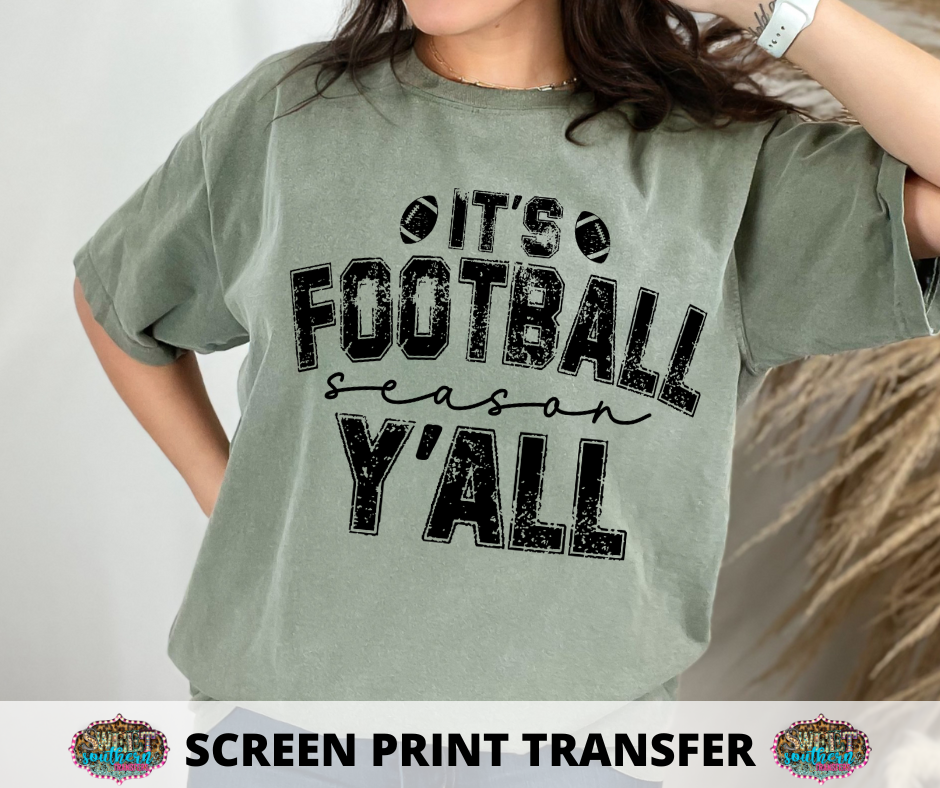 SCREEN PRINT -   (READY TO SHIP) IT'S FOOTBALL SEASON