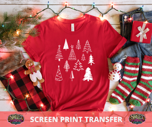 SCREEN PRINT - (READY TO SHIP) CHRISTMAS TREE ASSORTMENT