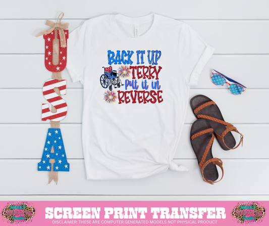 FULL COLOR SCREEN PRINT - BACK IT UP TERRY