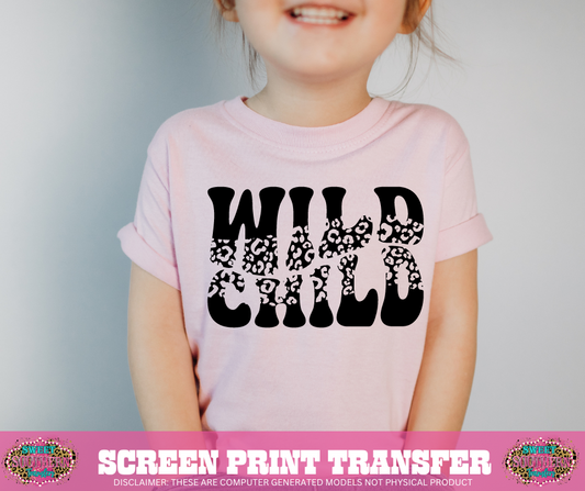 SINGLE COLOR SCREEN PRINT - WILD CHILD CHEETAH