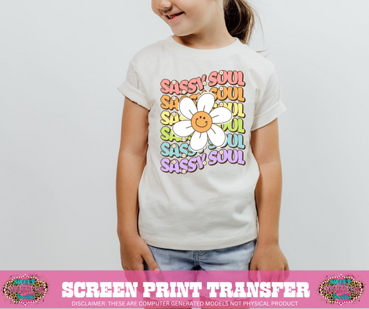 FULL COLOR SCREEN PRINT - SASSY SOUL DAISY