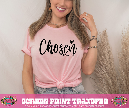 SINGLE COLOR SCREEN PRINT   - CHOSEN