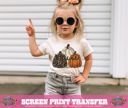 FULL COLOR SCREEN PRINT - MINI PUMPKIN