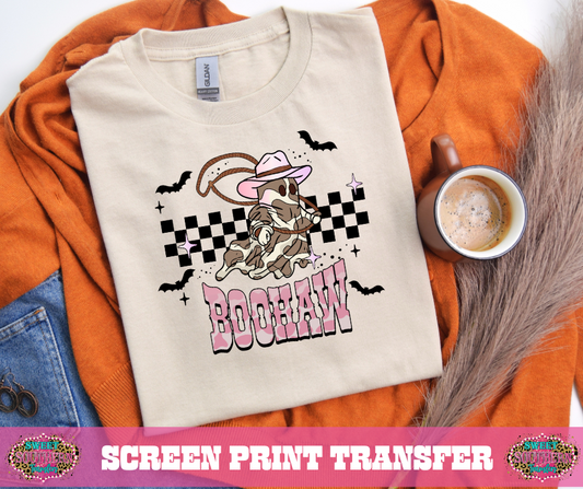 FULL COLOR SCREEN PRINT - BOOHAW