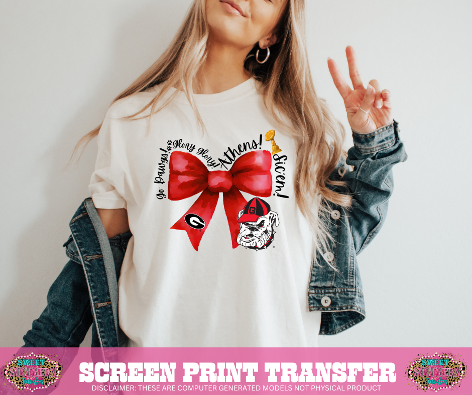 FULL COLOR SCREEN PRINT - G A BOWS