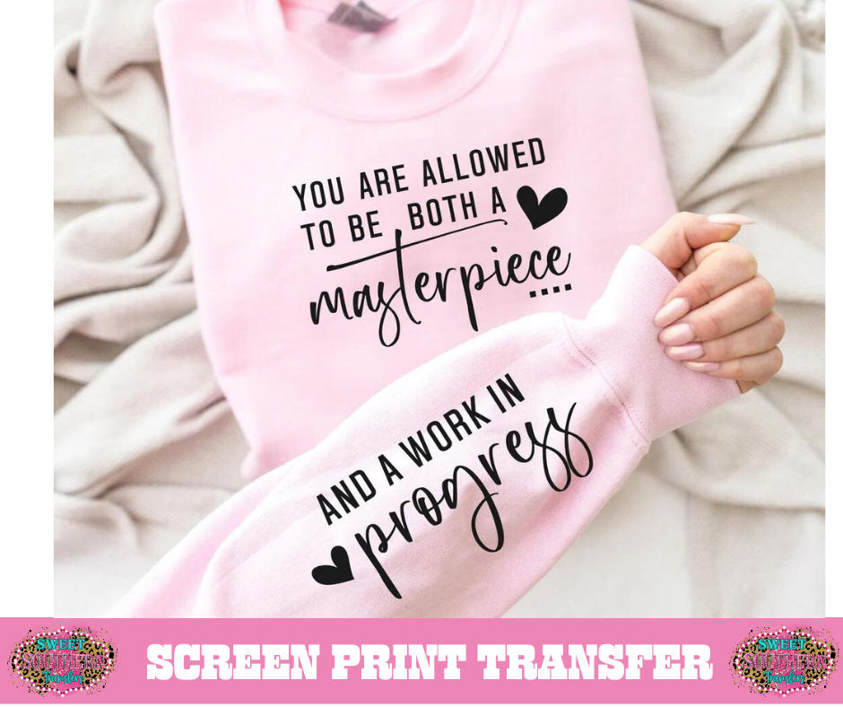 SINGLE COLOR SCREEN PRINT - YOU ARE ALLOWEED TO BE BOTH – Sweet ...