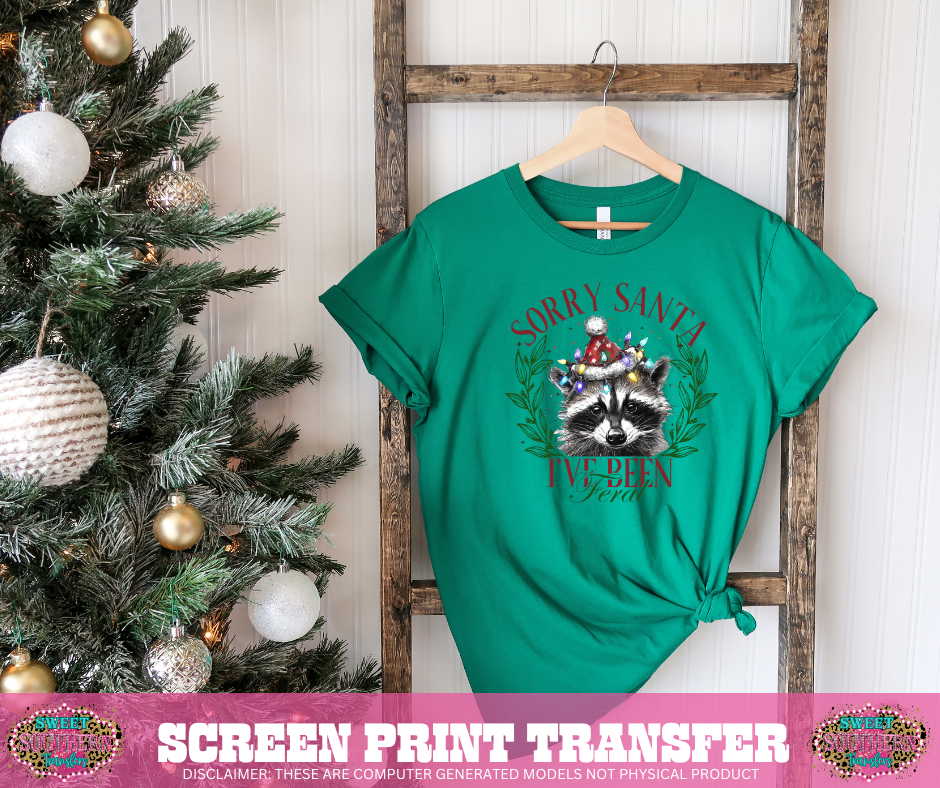 FULL COLOR SCREEN PRINT - CHRISTMAS FERAL