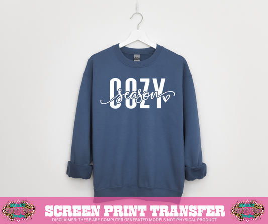 SINGLE COLOR SCREEN PRINT   - COZY SEASON