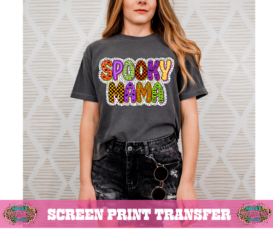 FULL COLOR SCREEN PRINT - SPOOKY MAMA