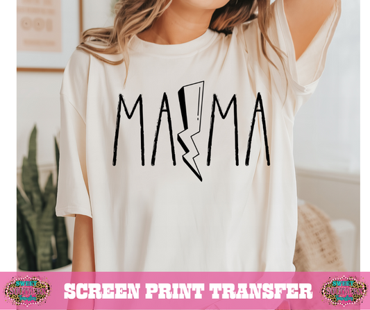 SINGLE COLOR SCREEN PRINT  - MAMA BOLT