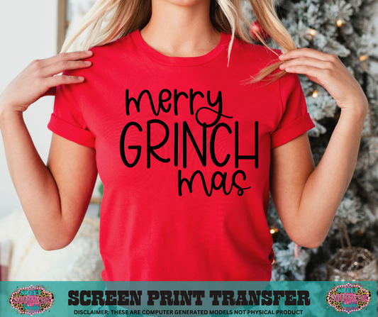 SINGLE COLOR SCREEN PRINT  - MERRY G MAS