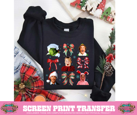 FULL COLOR SCREEN PRINT  - CHRISTMAS F R I E N D S