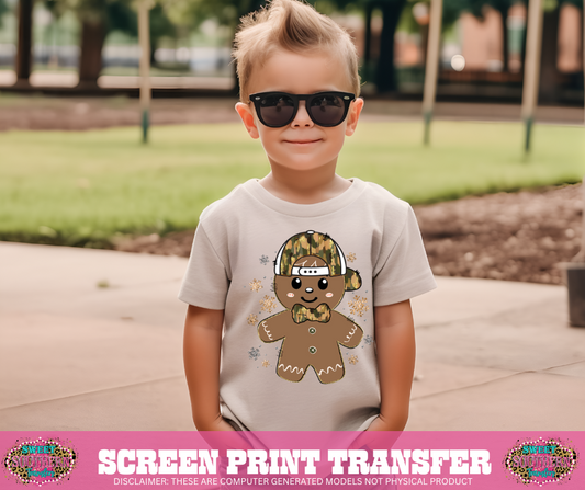 FULL COLOR SCREEN PRINT - BOY GINGERBREAD