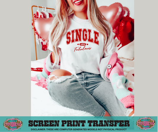 SINGLE COLOR SCREEN PRINT  - SINGLE AND FAB VARISTY