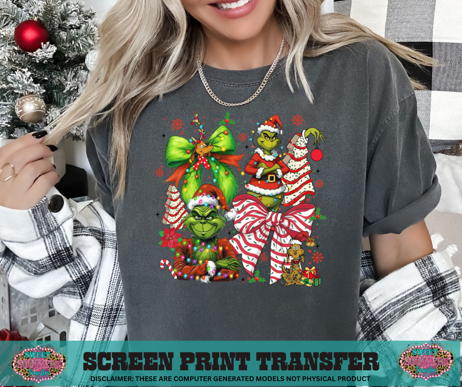 FULL COLOR SCREEN PRINT  - CAKE BOWS G