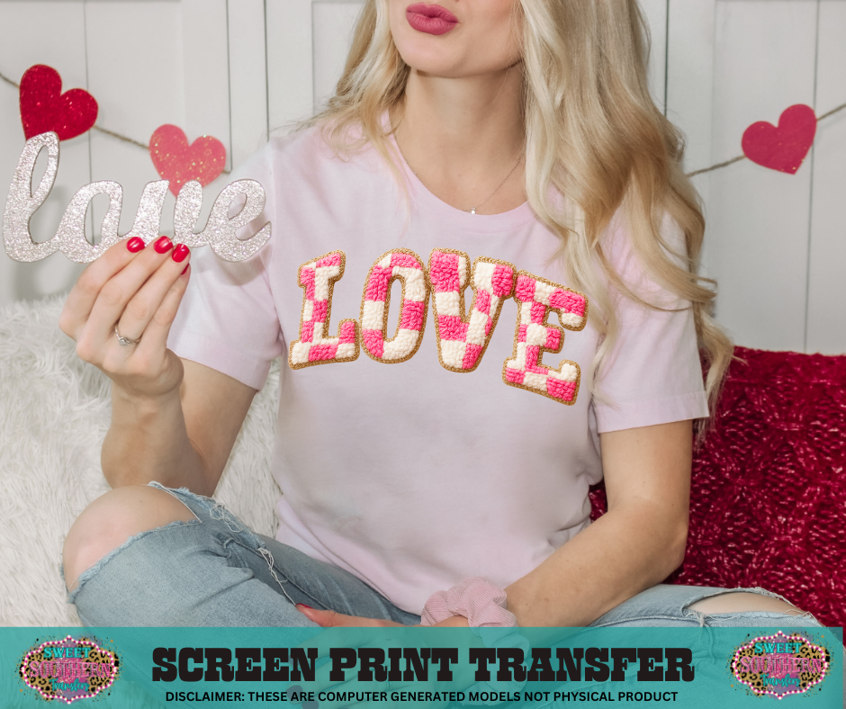 FULL COLOR SCREEN PRINT  - GNOME VALENTINES