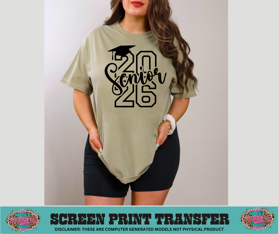 SINGLE COLOR SCREEN PRINT - SENIOR 2026