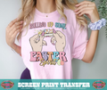 FULL COLOR SCREEN PRINT  - ROLLIN UP EASTER