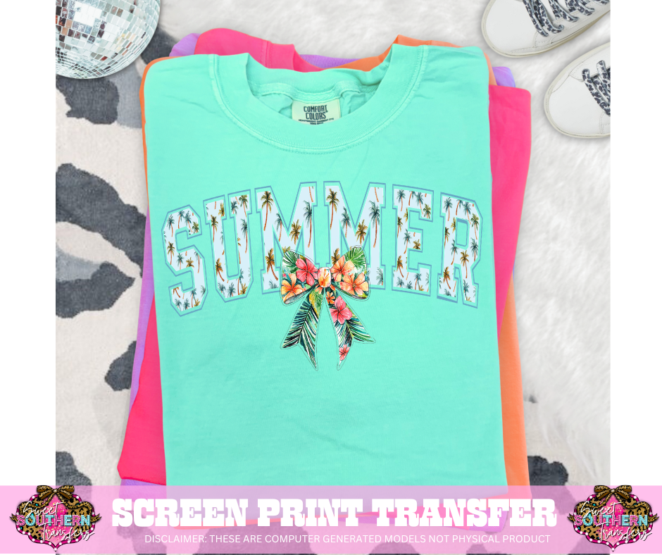 FULL COLOR SCREEN PRINT  - SUMMER