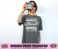 SINGLE COLOR SCREEN PRINT TRANSFER   - BLESSED