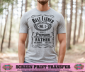 SINGLE COLOR SCREEN PRINT  - BEST FATHER