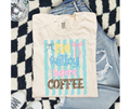 FULL COLOR SCREEN PRINT- NO TALKY BEFORE COFFEE
