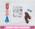 SINGLE COLOR SCREEN PRINT - 1776