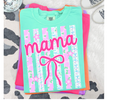 FULL COLOR SCREEN PRINT- MAMA STRIPED