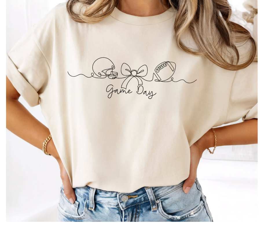 SINGLE COLOR SCREEN PRINT - GAME DAY