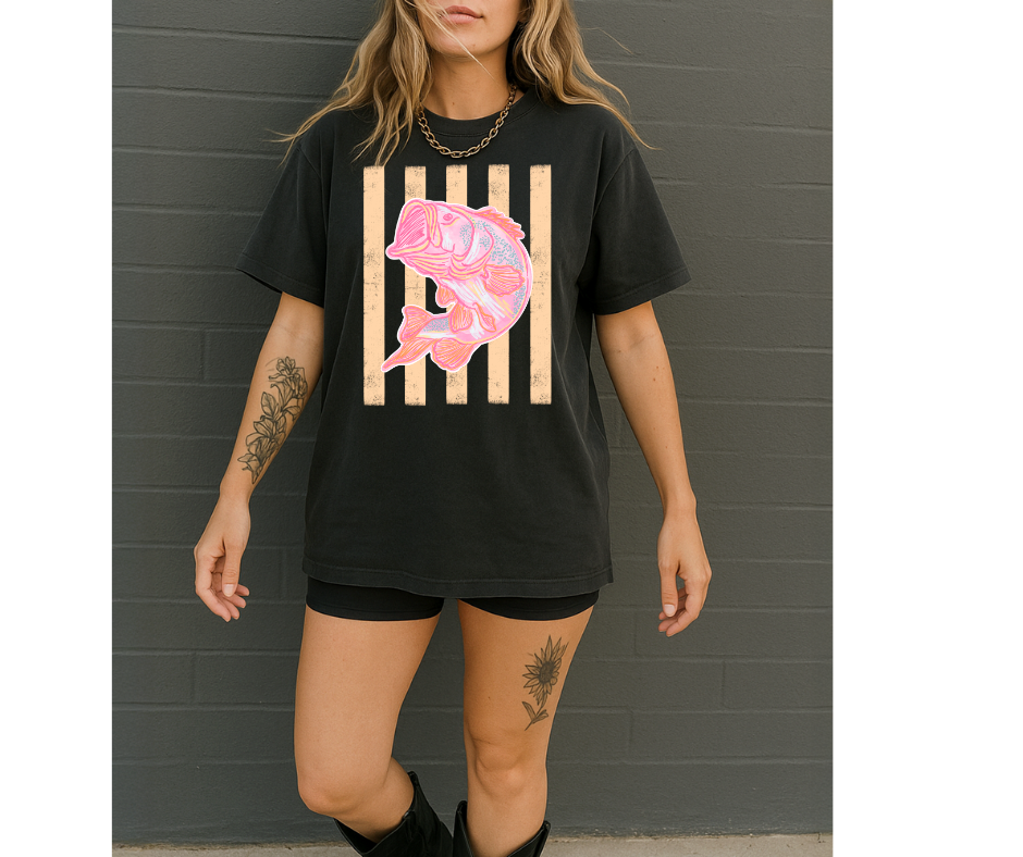 FULL COLOR SCREEN PRINT - BASS STRIPES