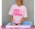 SINGLE COLOR SCREEN PRINT - ICED COFFEE AND SUNSHINE