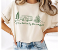 SINGLE COLOR SCREEN PRINT - LIFE IS BETTER BY THE CAMPFIRE