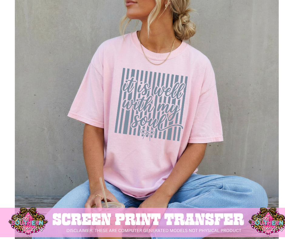 SINGLE COLOR SCREEN PRINT - SOUL BOW