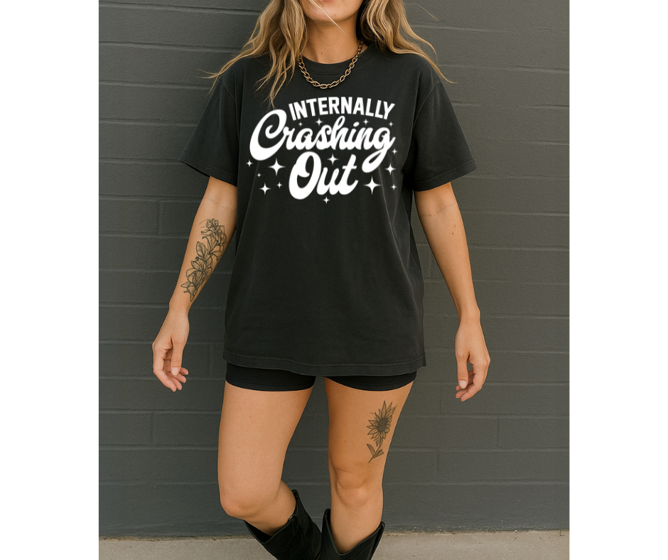 SINGLE COLOR SCREEN PRINT - INTERNALLY CRASHING OUT