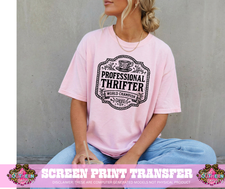 SINGLE COLOR SCREEN PRINT - THRIFTER