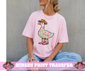 FULL COLOR SCREEN PRINT -  GOOSE FLORAL