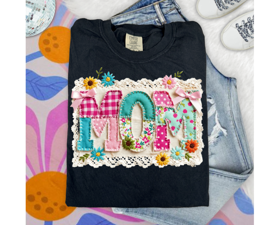 FULL COLOR SCREEN PRINT - MOM FLORAL